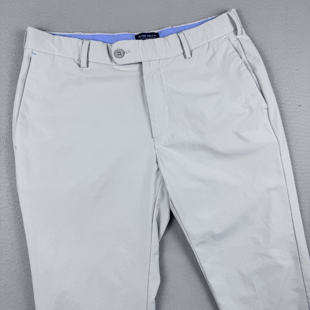 Peter Millar Crown Crafted Surge Performance Trouser 32x32 (32x28) Beige Golf